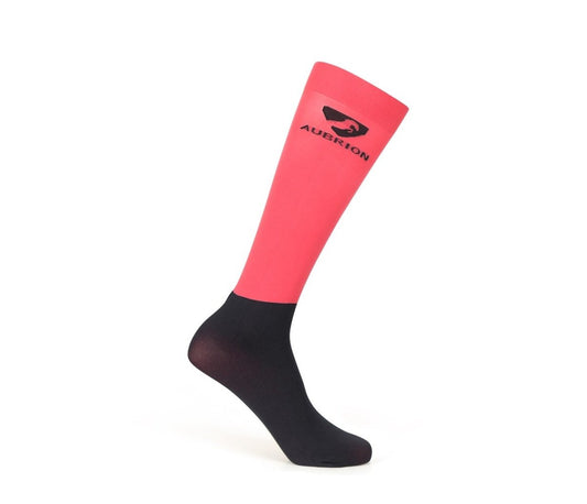 Aubrion SS24 Performance Socks - Coral - Adult