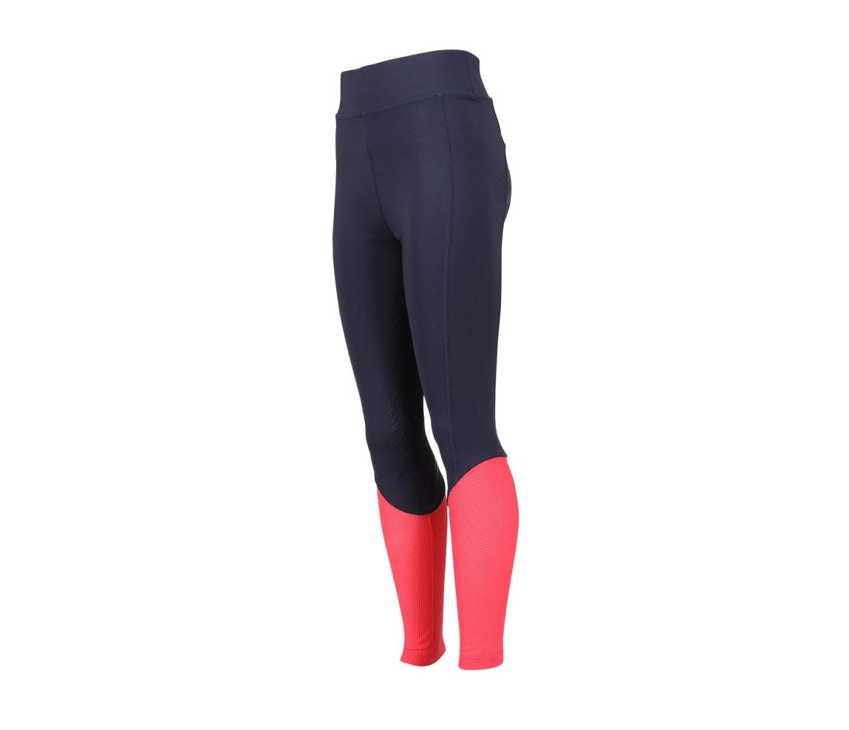 Aubrion SS24 Rhythm Mesh Riding Tights - Young Rider - Navy - 11/12 Years