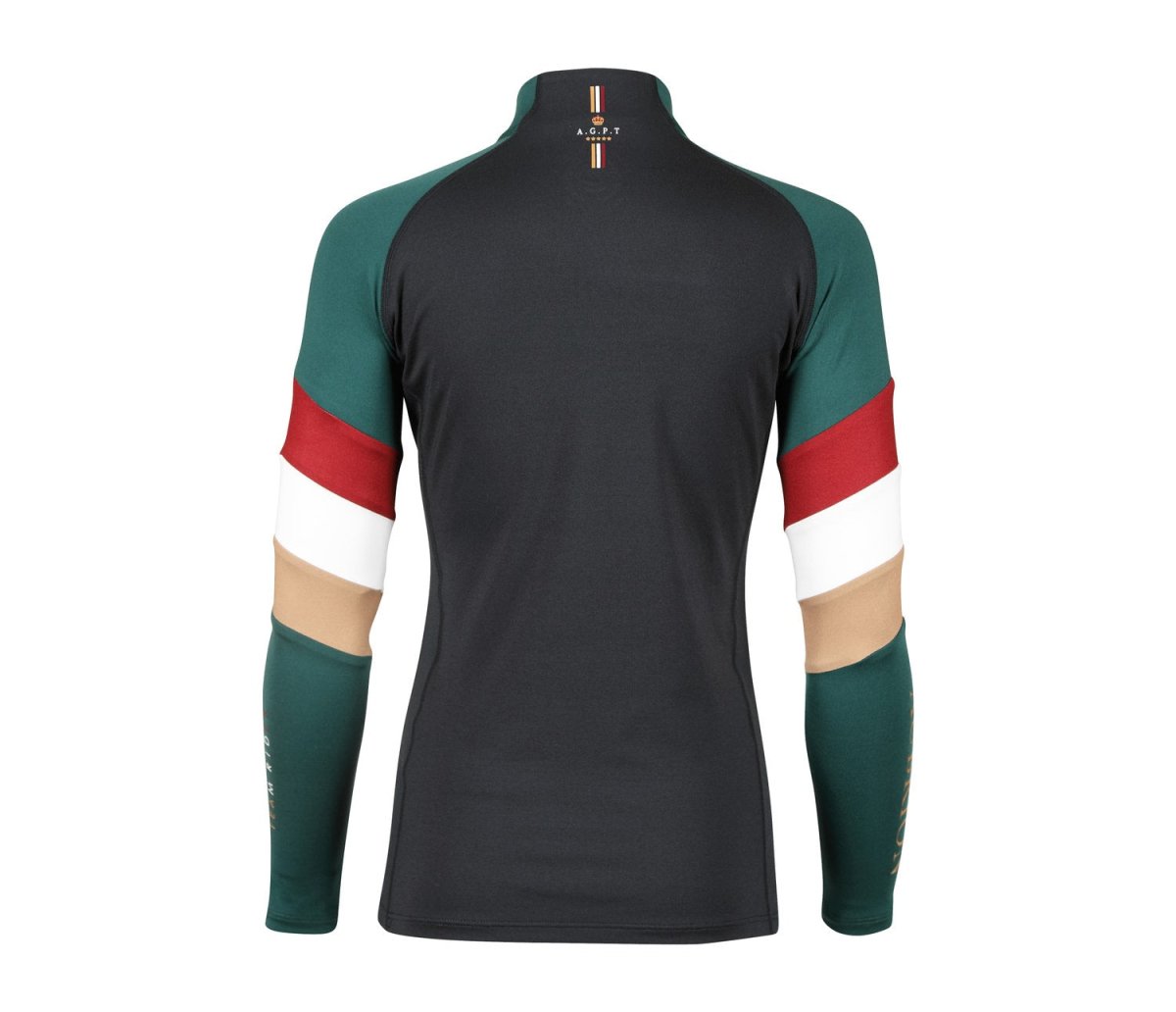 Aubrion SS24 Team Long Sleeve Base Layer - Young Rider - Black - 11/12 Years