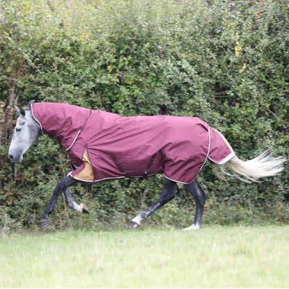 Highlander Plus 100 Combo Turnout Rug - Maroon - 5ft