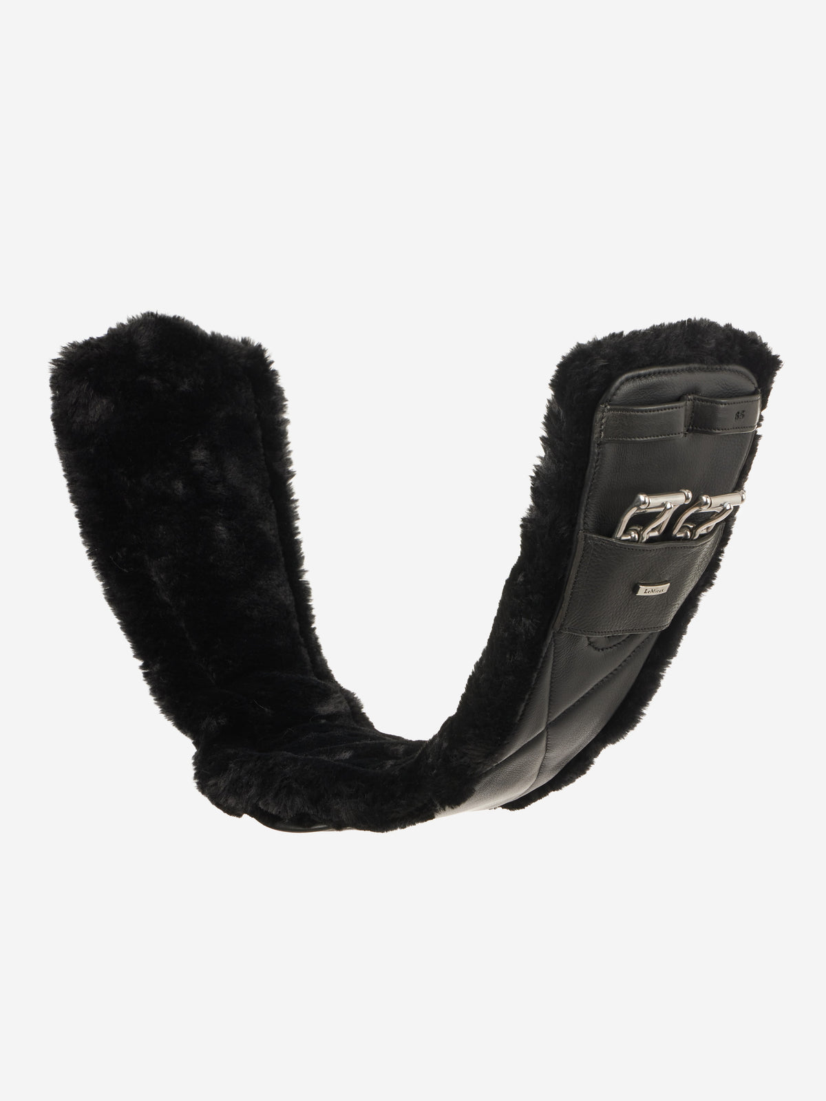 LeMieux Arika Simuwool Contoured Dressage Girth - Black