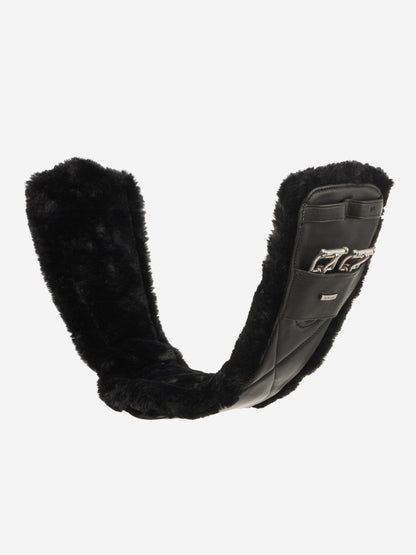 LeMieux Arika Simuwool Contoured Dressage Girth - Black