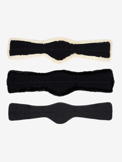 LeMieux Arika Simuwool Contoured Dressage Girth - Black