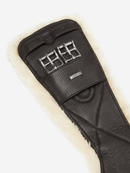 LeMieux Arika Simuwool Contoured Dressage Girth - Brown