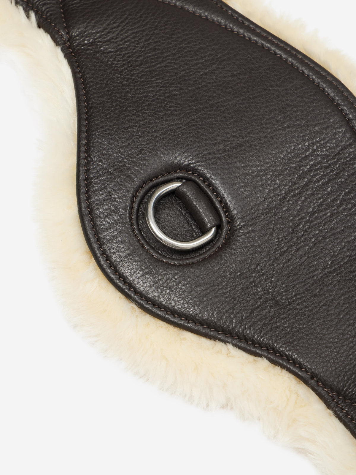 LeMieux Arika Simuwool Contoured Dressage Girth - Brown