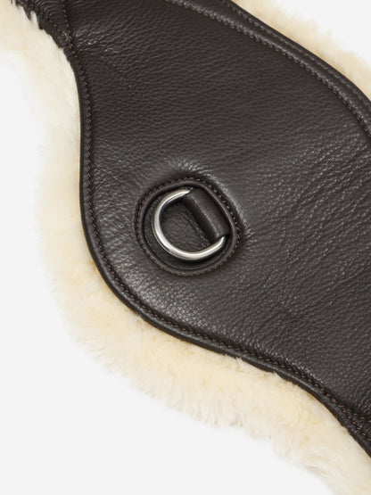 LeMieux Arika Simuwool Contoured Dressage Girth - Brown