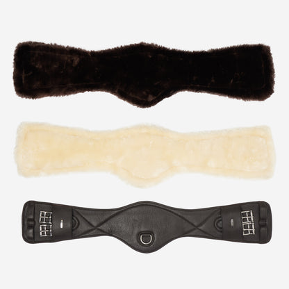 LeMieux Arika Simuwool Contoured Dressage Girth - Brown