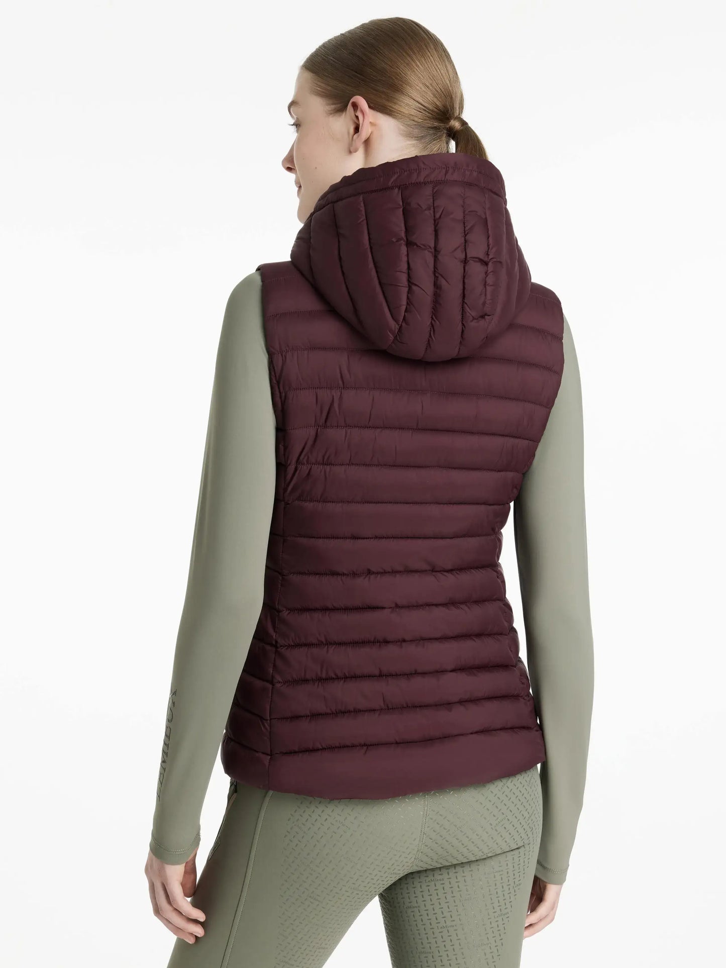 LeMieux AW25 Rose Hooded Puffer Gilet