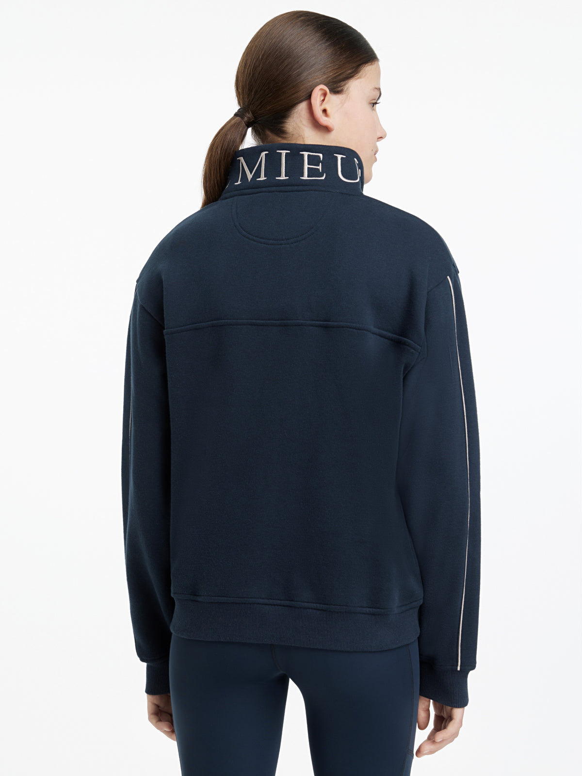 LeMieux SS26 Young Rider Kate Quarter Zip Sweat - Navy