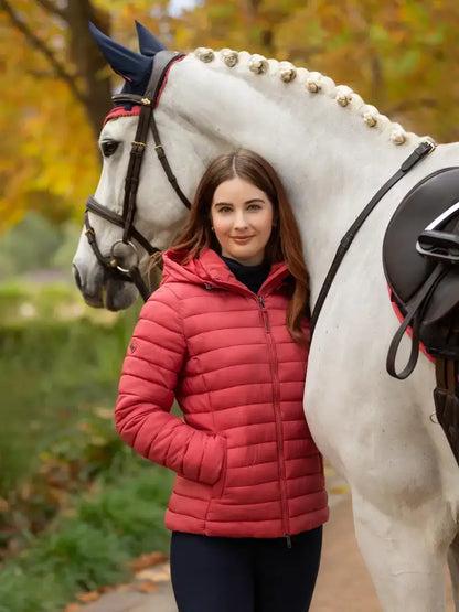 LeMieux AW25 Rose Hooded Puffer Jacket