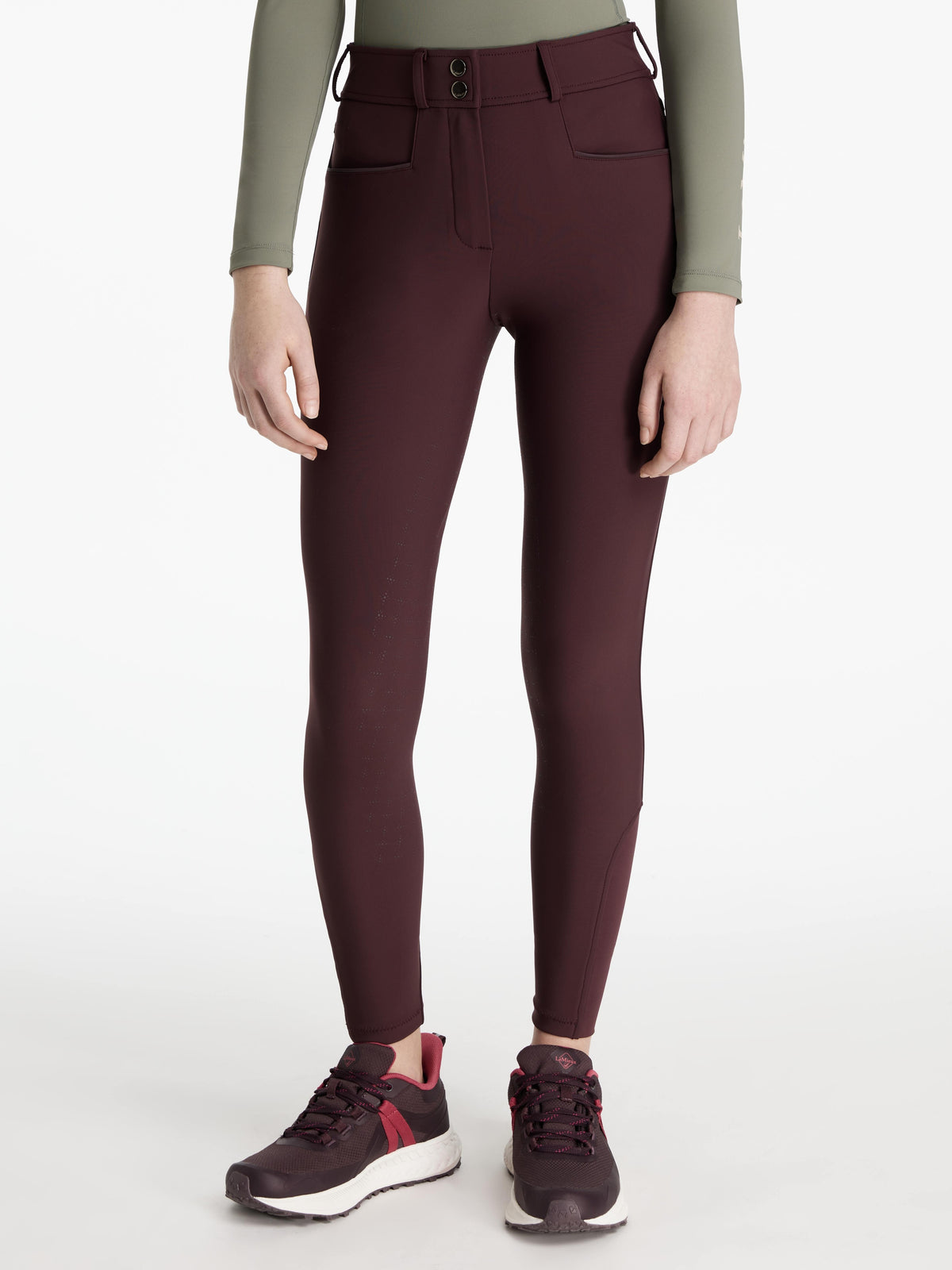 LeMieux AW25 Young Rider Full Seat Izzy Breeches - Damson