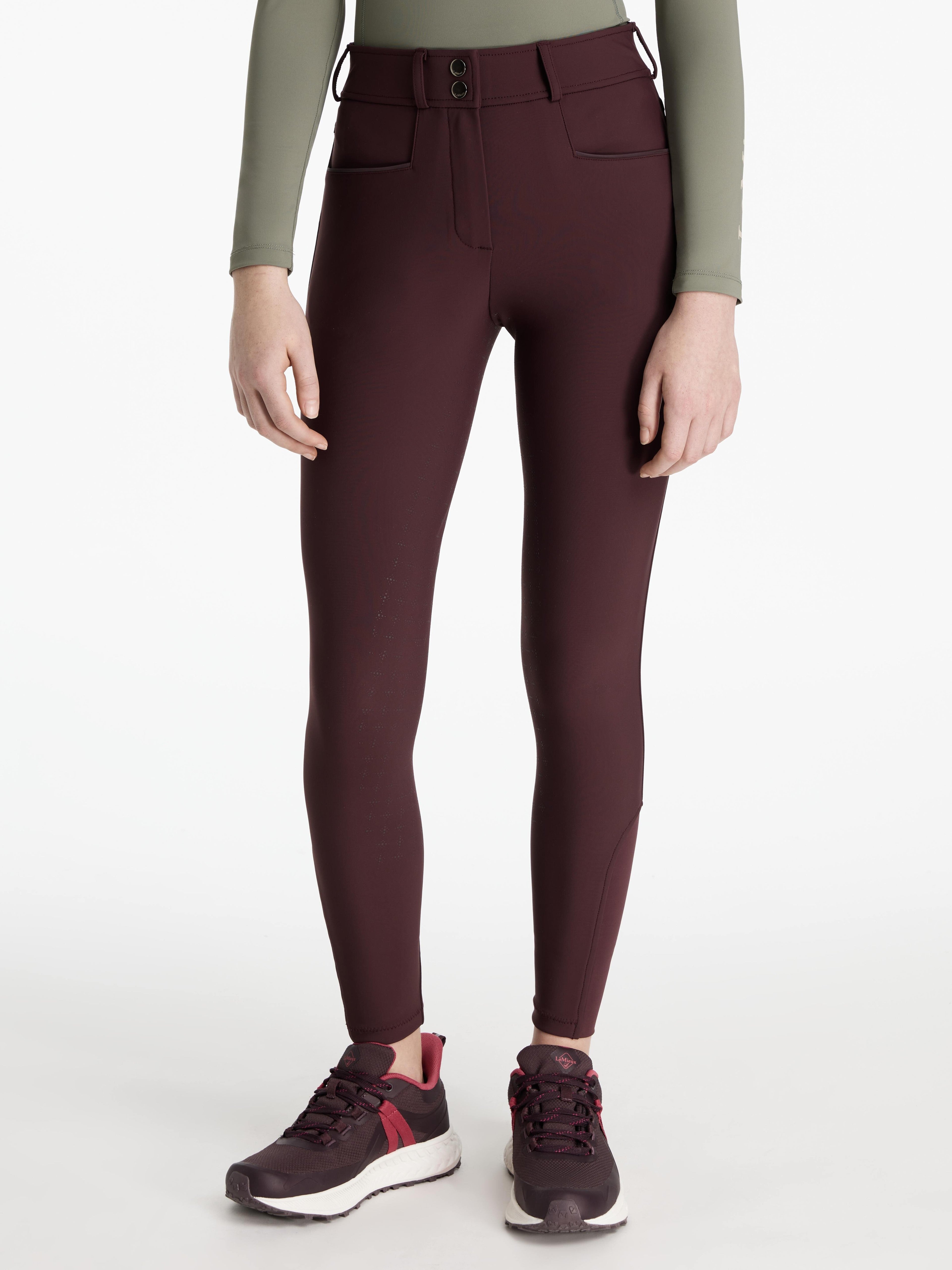 LeMieux AW25 Young Rider Full Seat Izzy Breeches - Damson