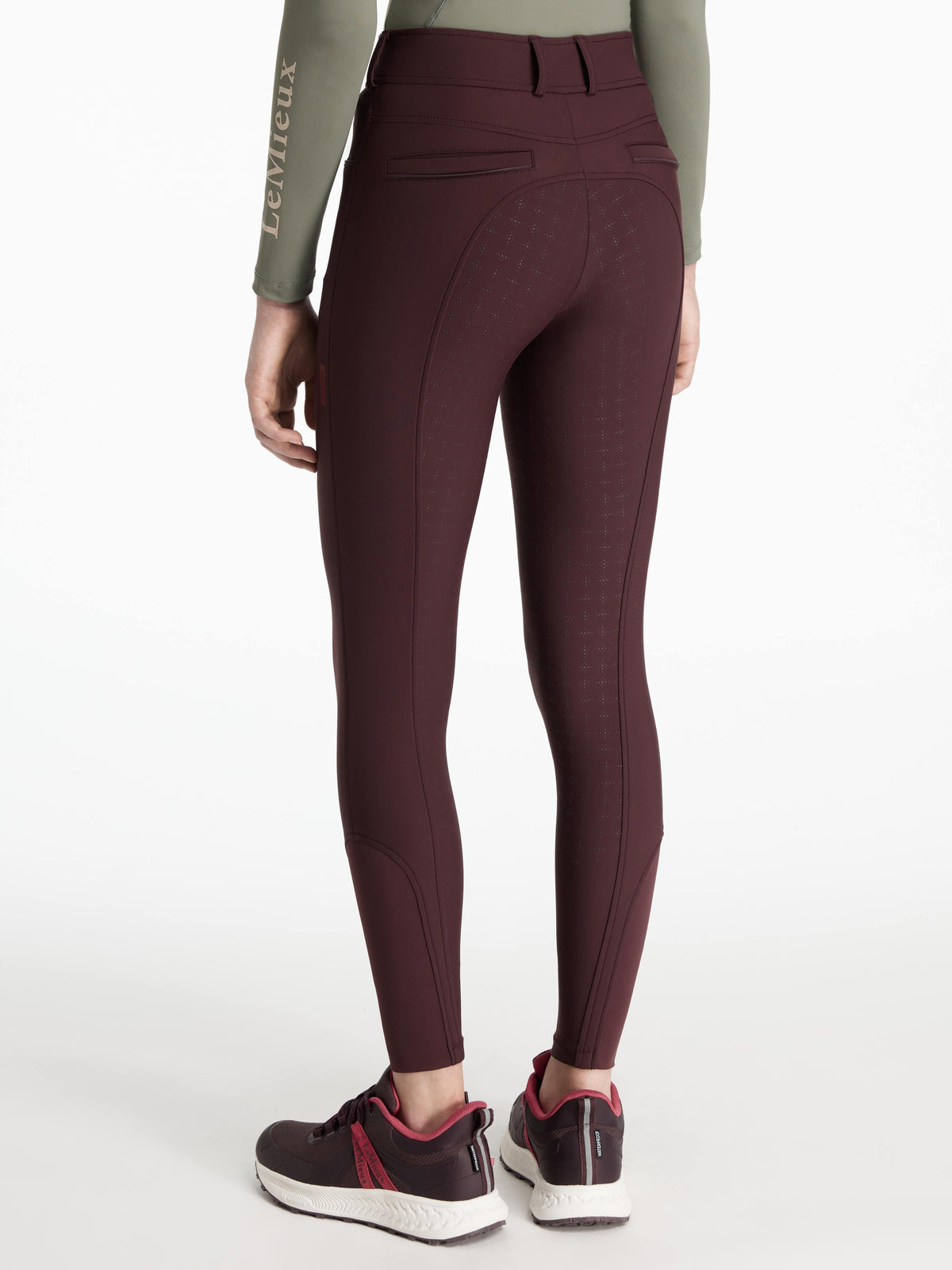 LeMieux AW25 Young Rider Full Seat Izzy Breeches - Damson