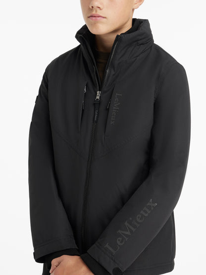 LeMieux AW25 Young Rider Boys Waterproof Team Jacket - Black
