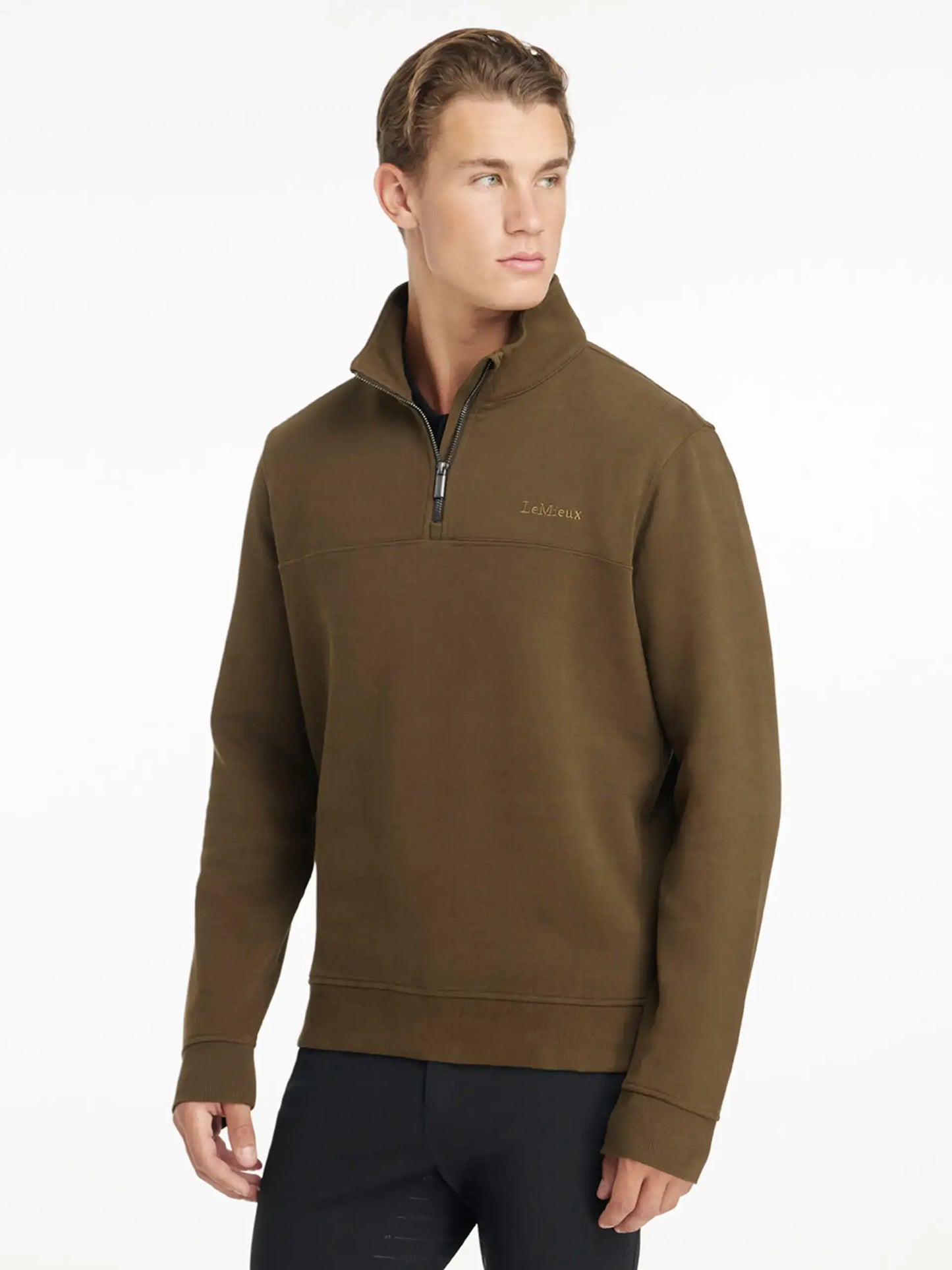 LeMieux Mens Quarter Neck Sweat