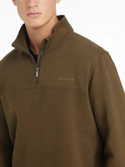 LeMieux Mens Quarter Neck Sweat