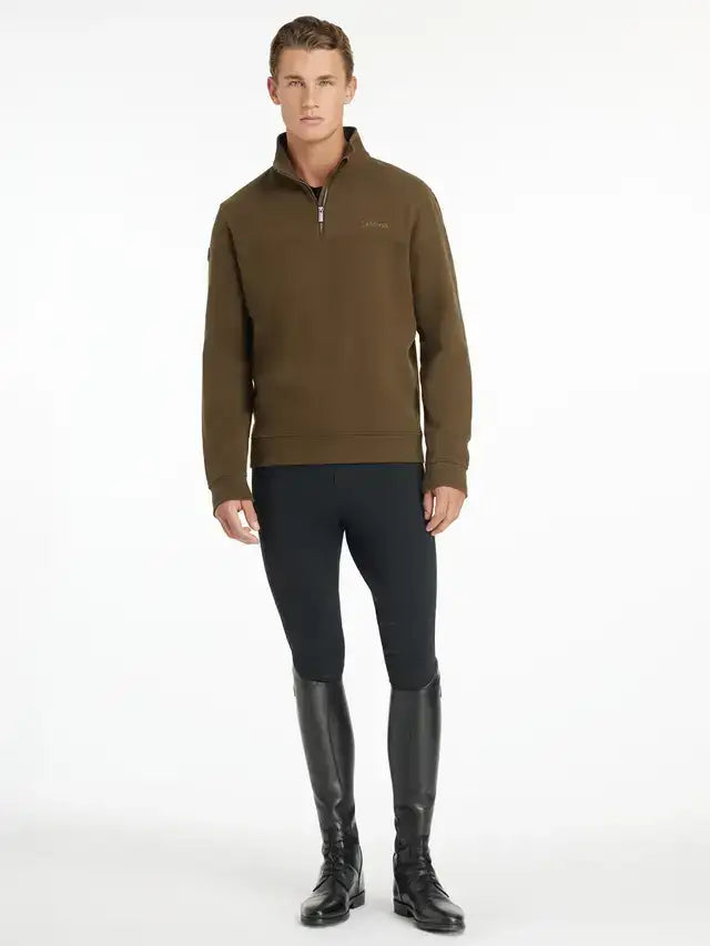 LeMieux Mens Quarter Neck Sweat