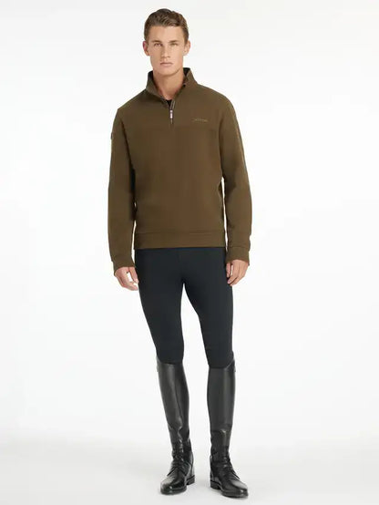 LeMieux Mens Quarter Neck Sweat