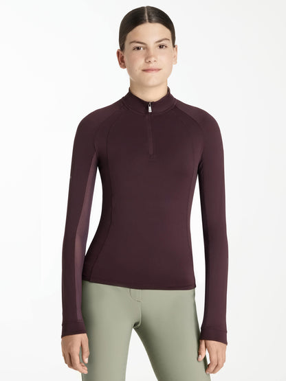LeMieux AW25 Young Rider Hope Lightweight Base Layer - Damson
