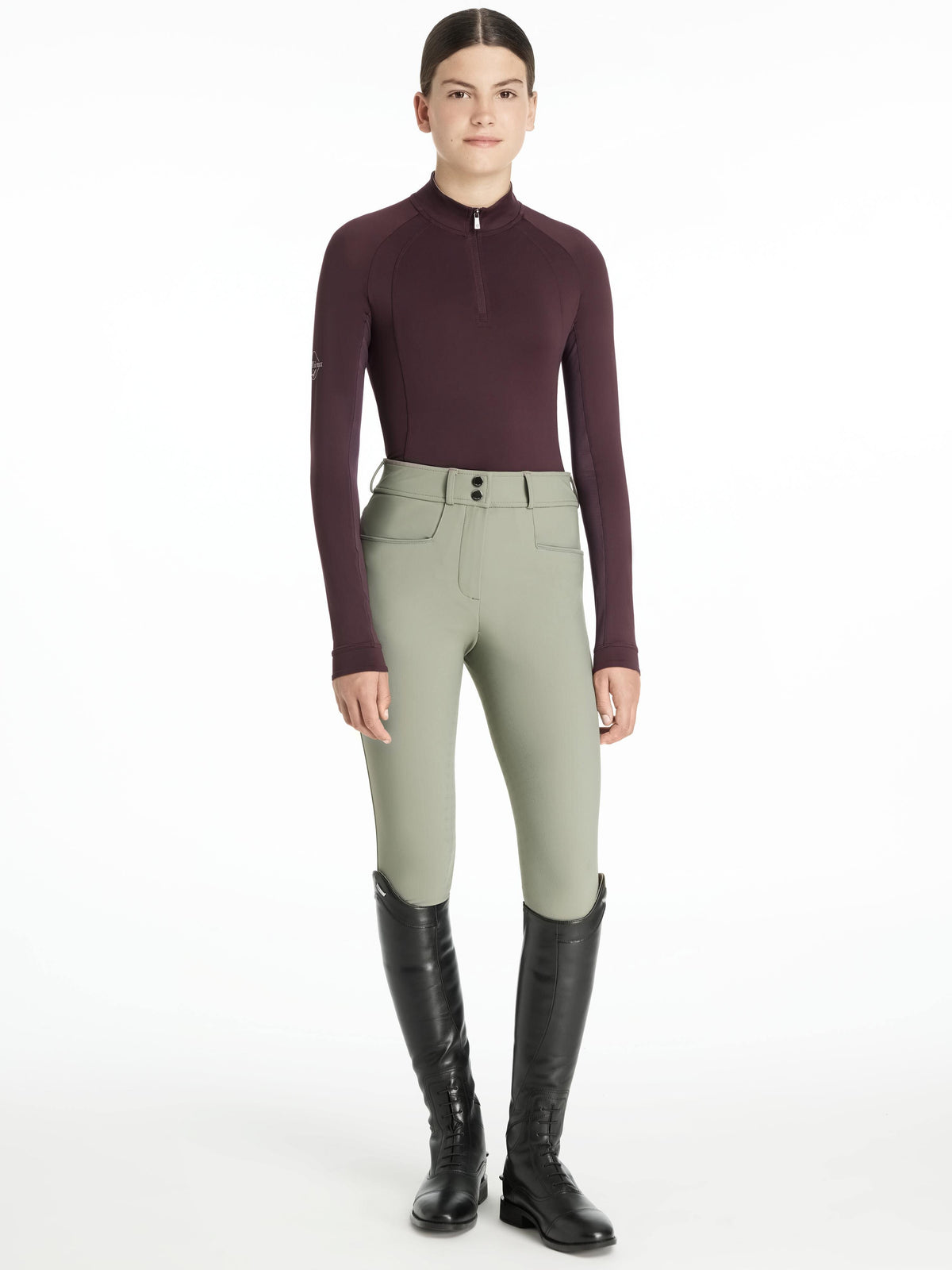 LeMieux AW25 Young Rider Hope Lightweight Base Layer - Damson