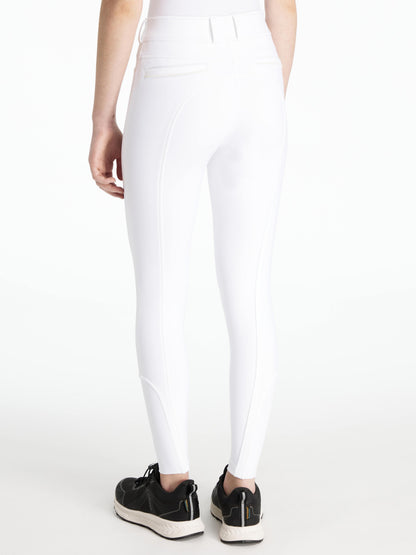 LeMieux AW25 Young Rider Izzy Knee Grip Breeches - White