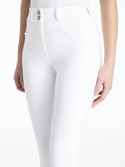 LeMieux AW25 Young Rider Izzy Knee Grip Breeches - White