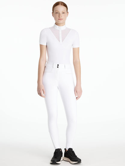 LeMieux AW25 Young Rider Izzy Knee Grip Breeches - White