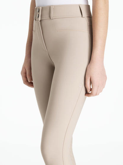 LeMieux AW25 Young Rider Izzy Knee Grip Breeches - Almond