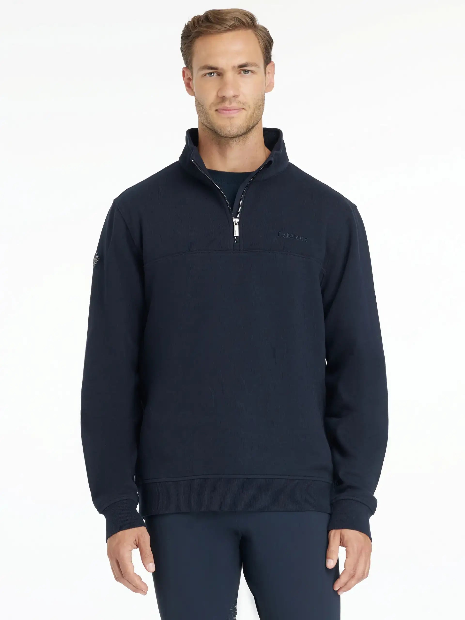 LeMieux Mens Quarter Neck Sweat
