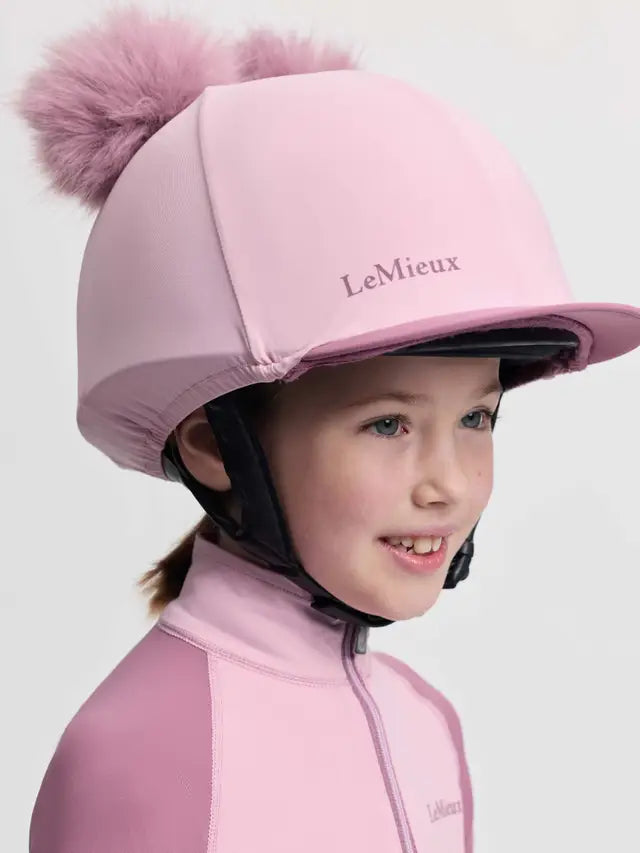 LeMieux SS26 Mini Double Pom Hat Silk