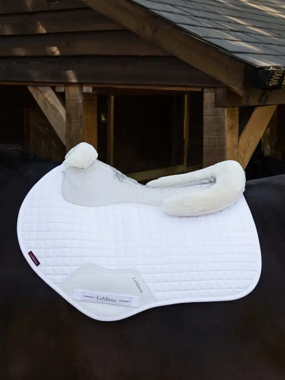 LeMieux AW26 Gel-Tek Shaped Vegan-Wool Half Pad