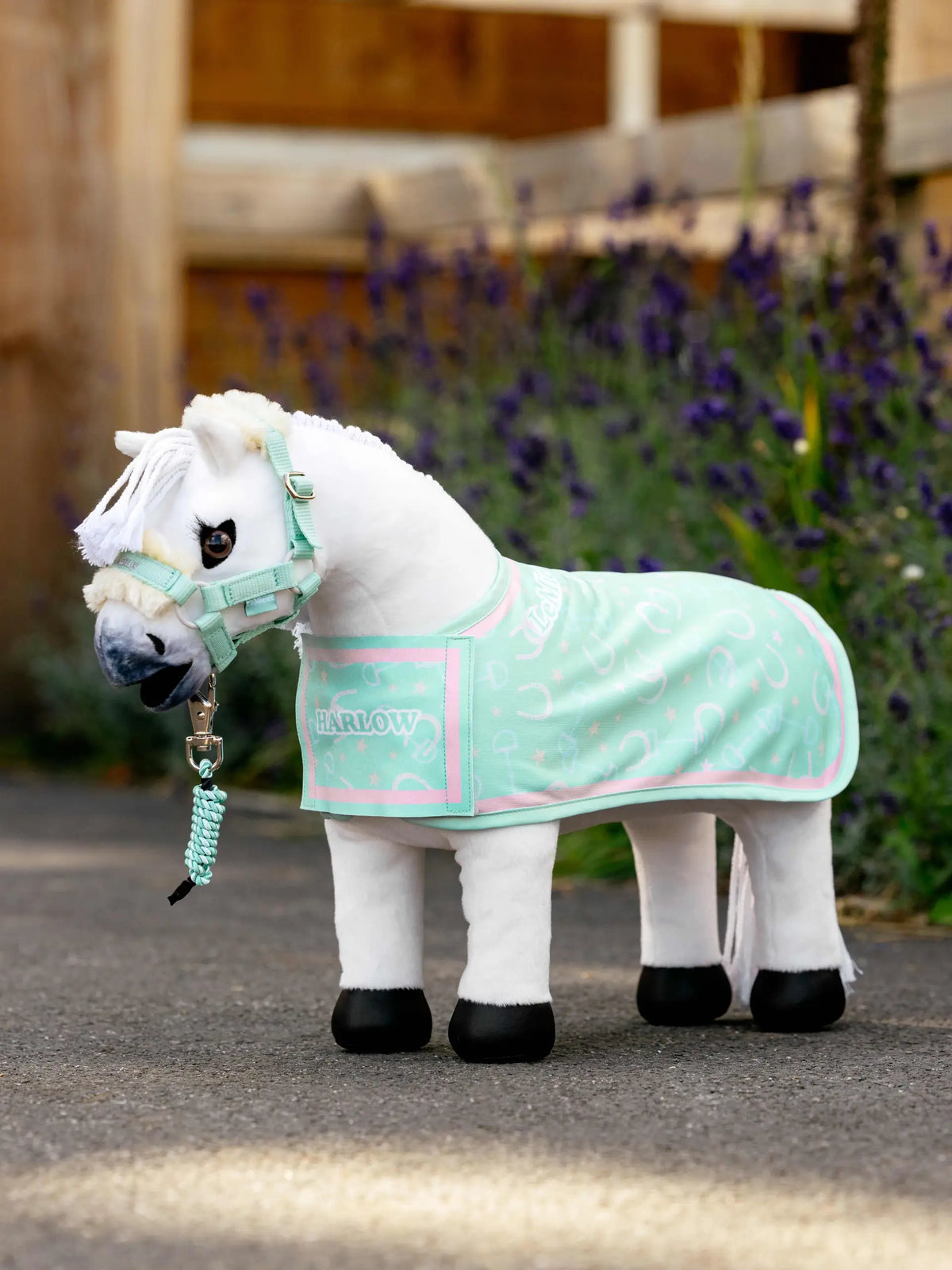 Harlow Toy Pony Printed Rug Softmint