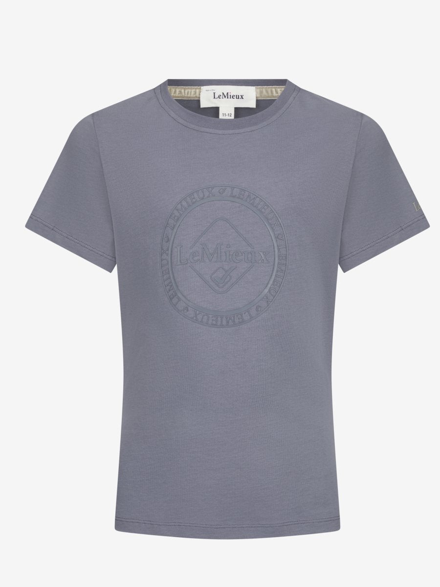 LeMieux SS24 Young Rider Arianna T-Shirt - Jay Blue - 7-8 years