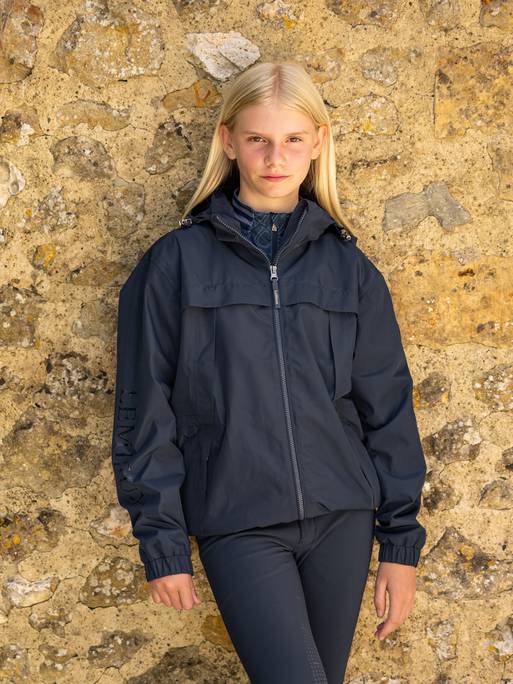 LeMieux SS24 Young Rider Dolcie Waterproof Jacket - Navy - 7-8 years