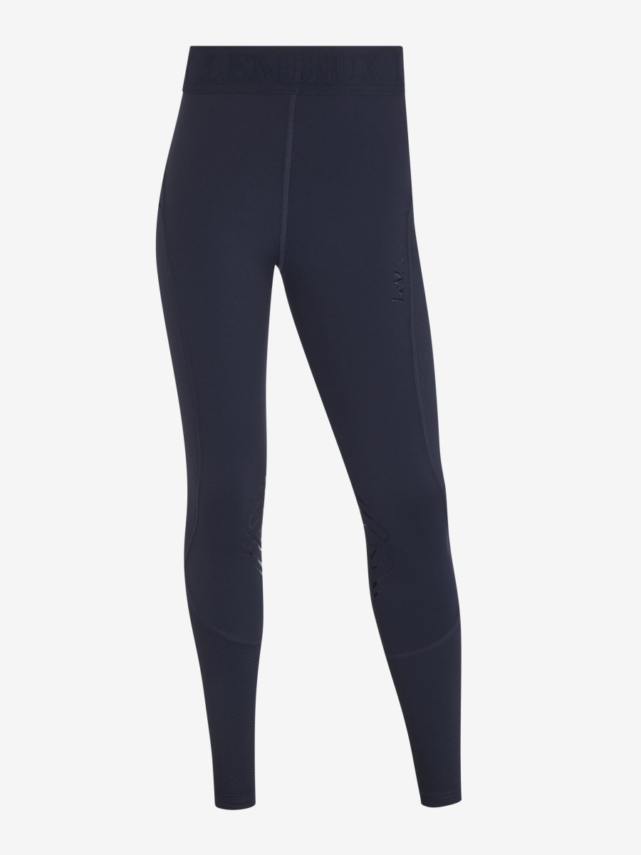 LeMieux SS24 Young Rider Lizzie Mesh Legging - Navy - 7-8 years