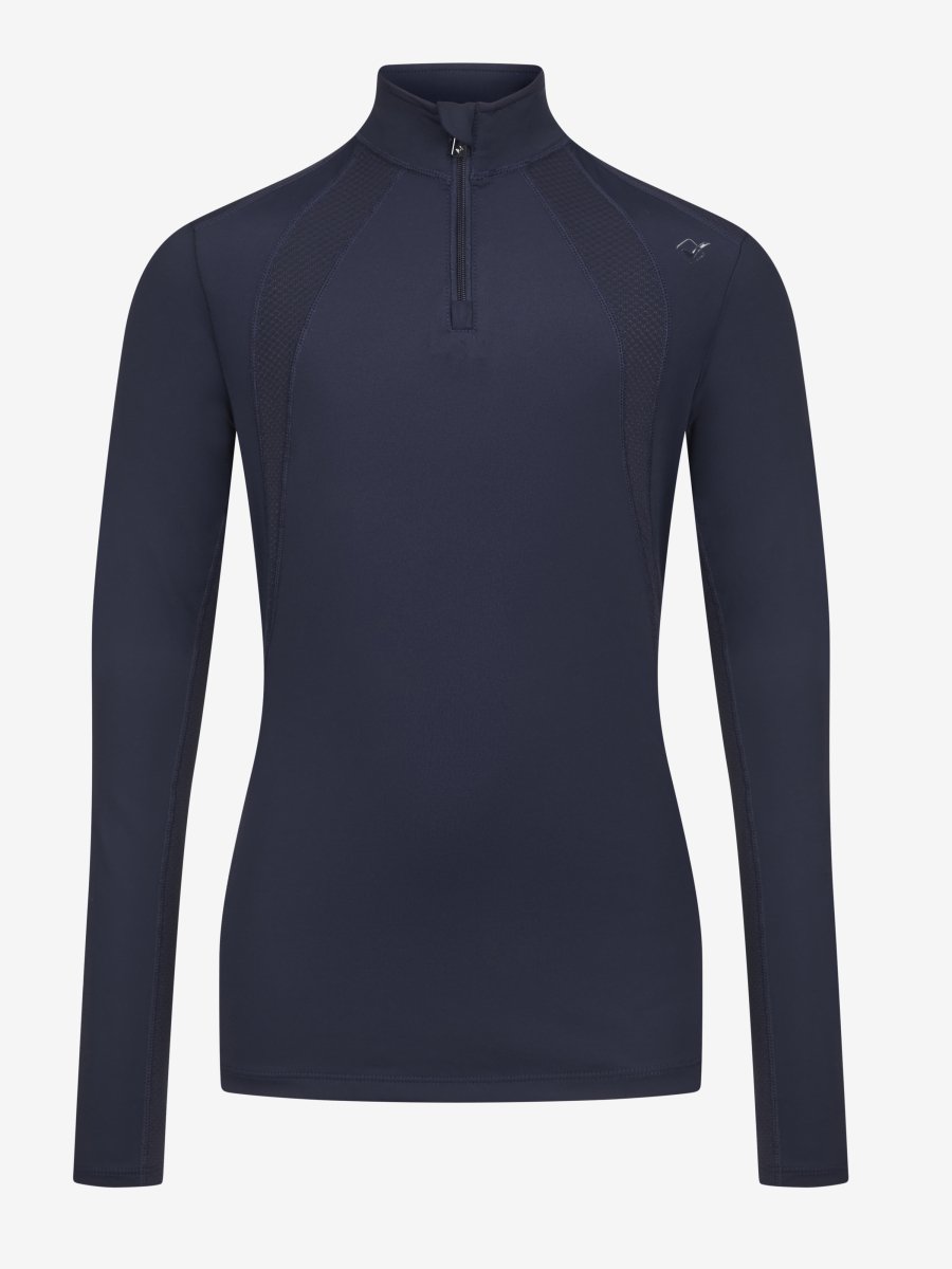 LeMieux SS24 Young Rider Mia Mesh Base Layer - Navy - 7-8 years