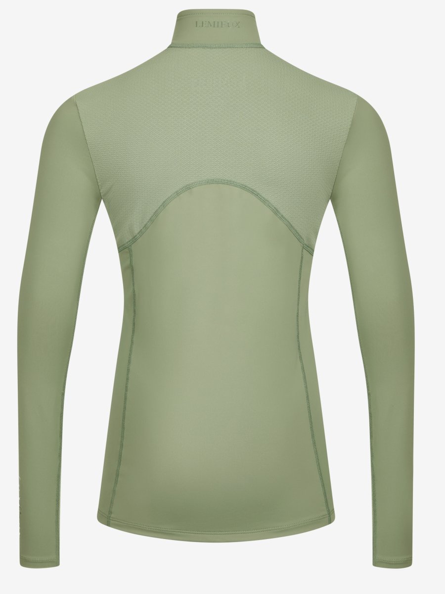 LeMieux SS24 Young Rider Mia Mesh Base Layer - Thyme - 7-8 years