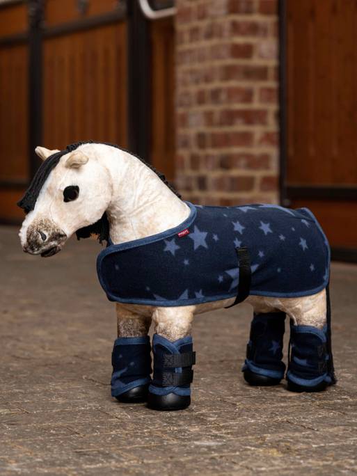 LeMieux Toy Pony Star Fleece Travel Rug AW23 - Atlantic - One Size