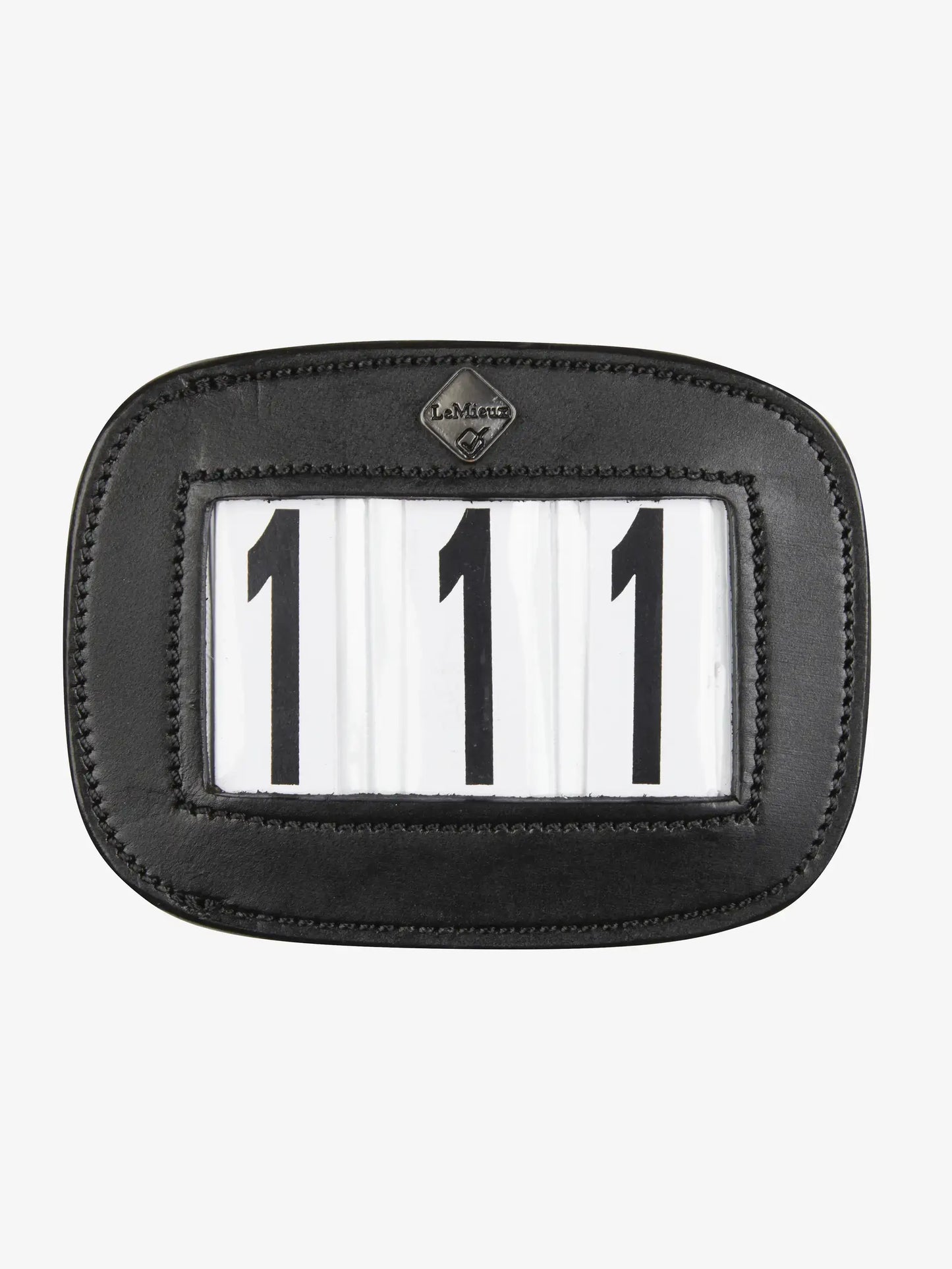 LeMieux Leather Saddle Number Holder - 3 Numbers