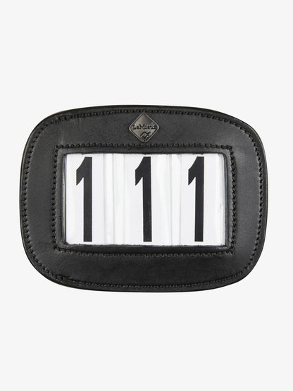LeMieux Leather Saddle Number Holder - 3 Numbers