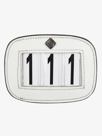 LeMieux Leather Saddle Number Holder - 3 Numbers