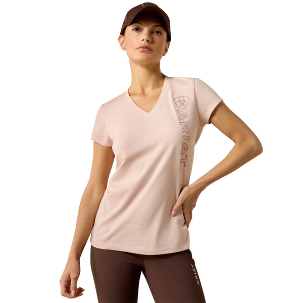 Ariat Ladies SS26 Vertical Logo T-Shirt