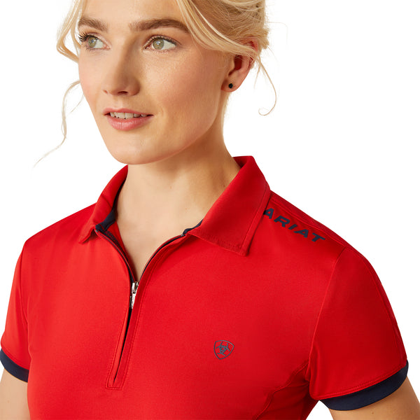 Ariat Ladies SS26 Bandera Team 1/4 Zip Polo