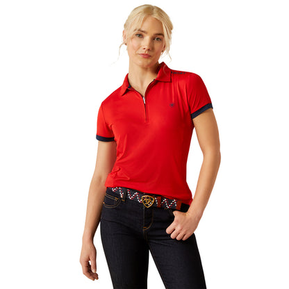 Ariat Ladies SS26 Bandera Team 1/4 Zip Polo