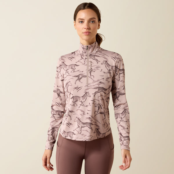 Ariat AW26 Ladies Lunaveil 1/2 Zip Baselayer