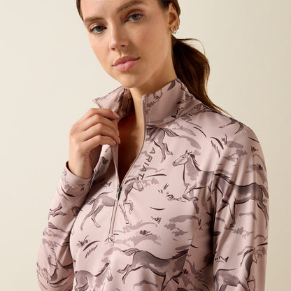 Ariat AW26 Ladies Lunaveil 1/2 Zip Baselayer
