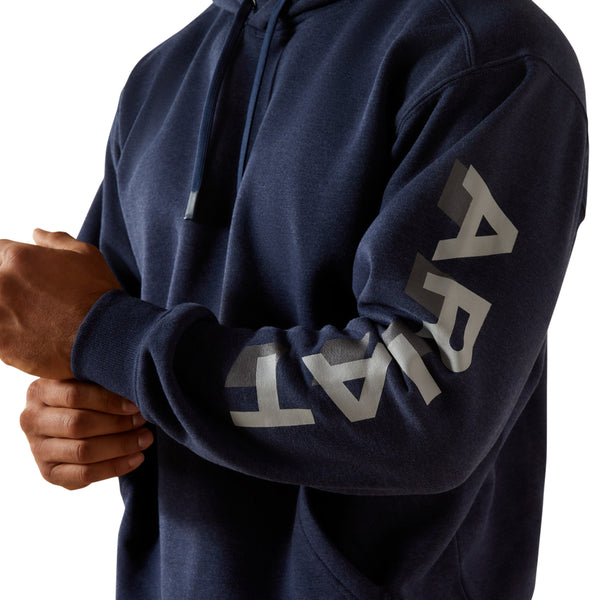 Ariat Mens SS26 Rebar Lightweight Logo Hoodie
