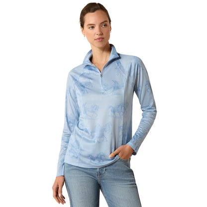 Ariat Ladies SS26 Sunstopper 3.0 1/4 Zip Baselayer