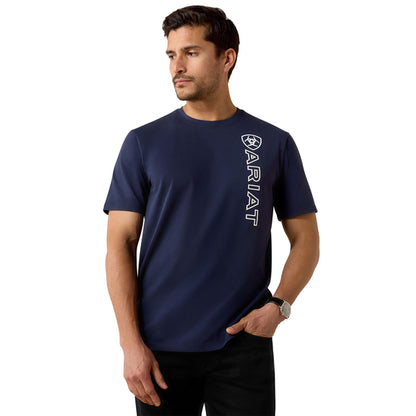 Ariat Mens SS26 Vertical Logo T-Shirt