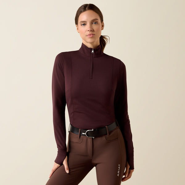 Ariat AW26 Ladies Gridwork 2.0 1/4 Zip Baselayer